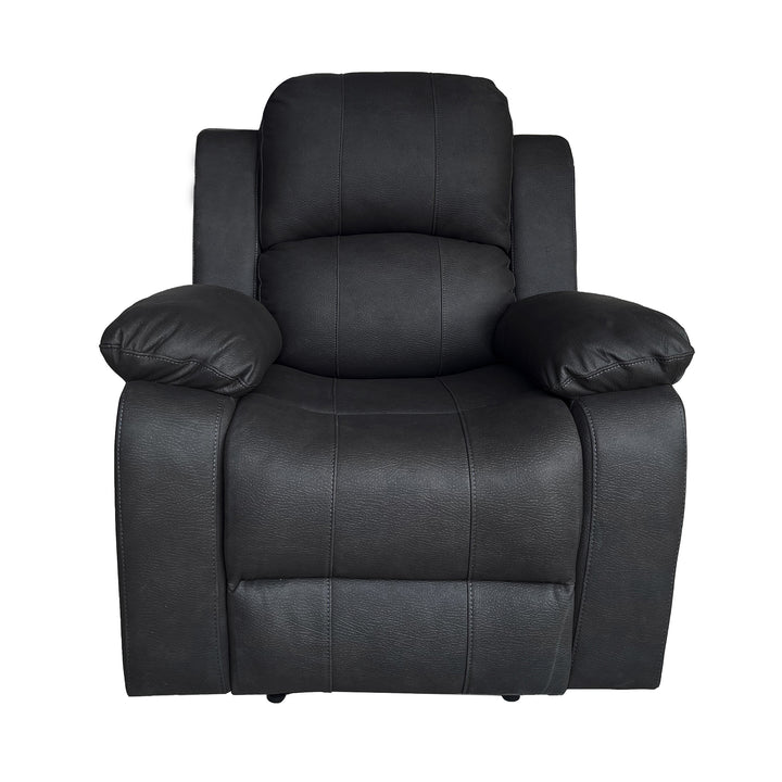Rivoire Manual Recliner Armchair - Black