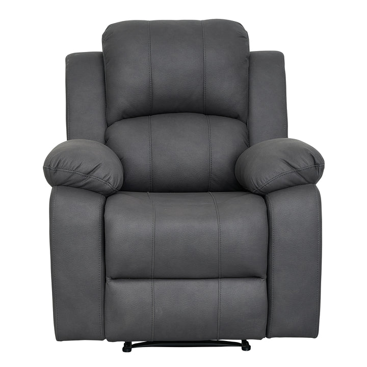 Rivoire Manual Recliner Armchair - Charcoal