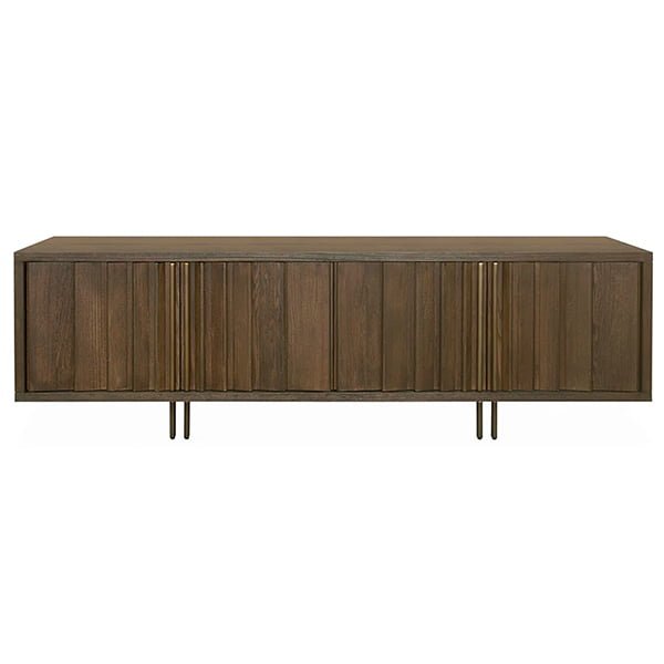 Roshan 2m TV Entertainment Unit - Caramel Oak