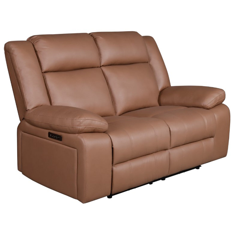 Rozelle 2 Seater Recliner Sofa - Tan