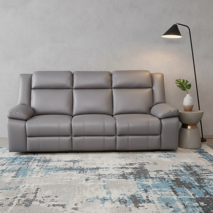 Rozelle 3 Seater Recliner Sofa - Grey