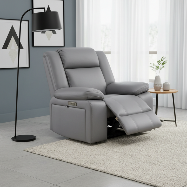 Rozelle Recliner Armchair - Grey