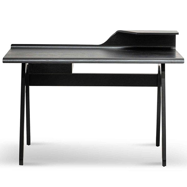 Ruban Wooden Home Office Desk - Black