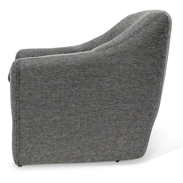 Rubin Fabric Armchair - Graphite Grey