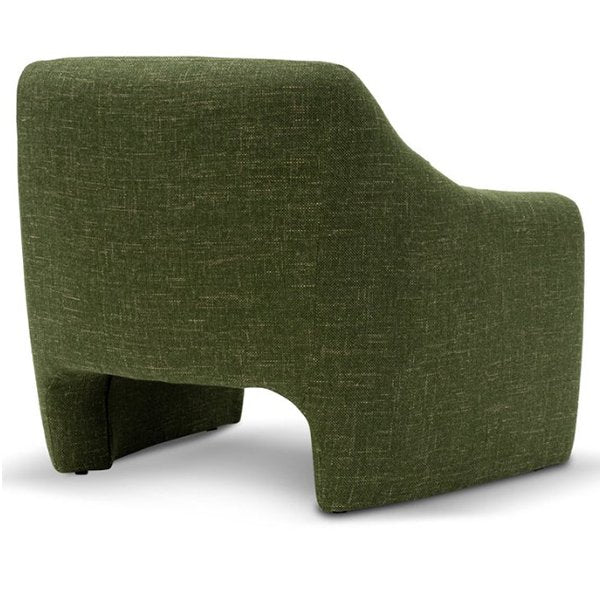Rubin Fabric Armchair - Khaki Green