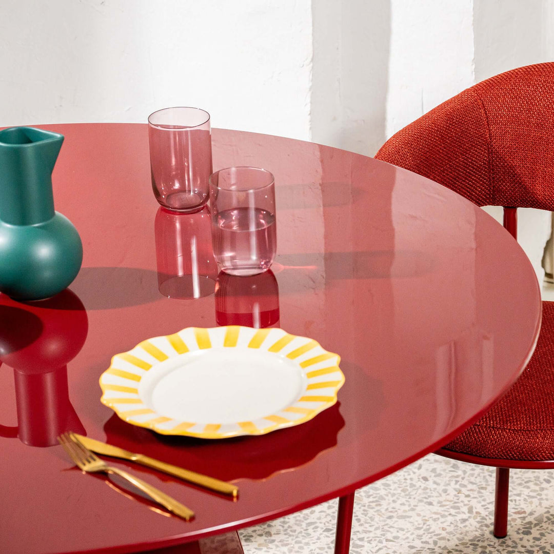 Ruddy 120cm Dining Table - Wine