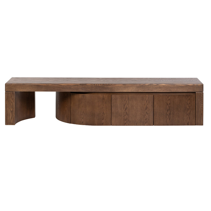 Ruvo Extendable TV Entertainment Unit - Walnut