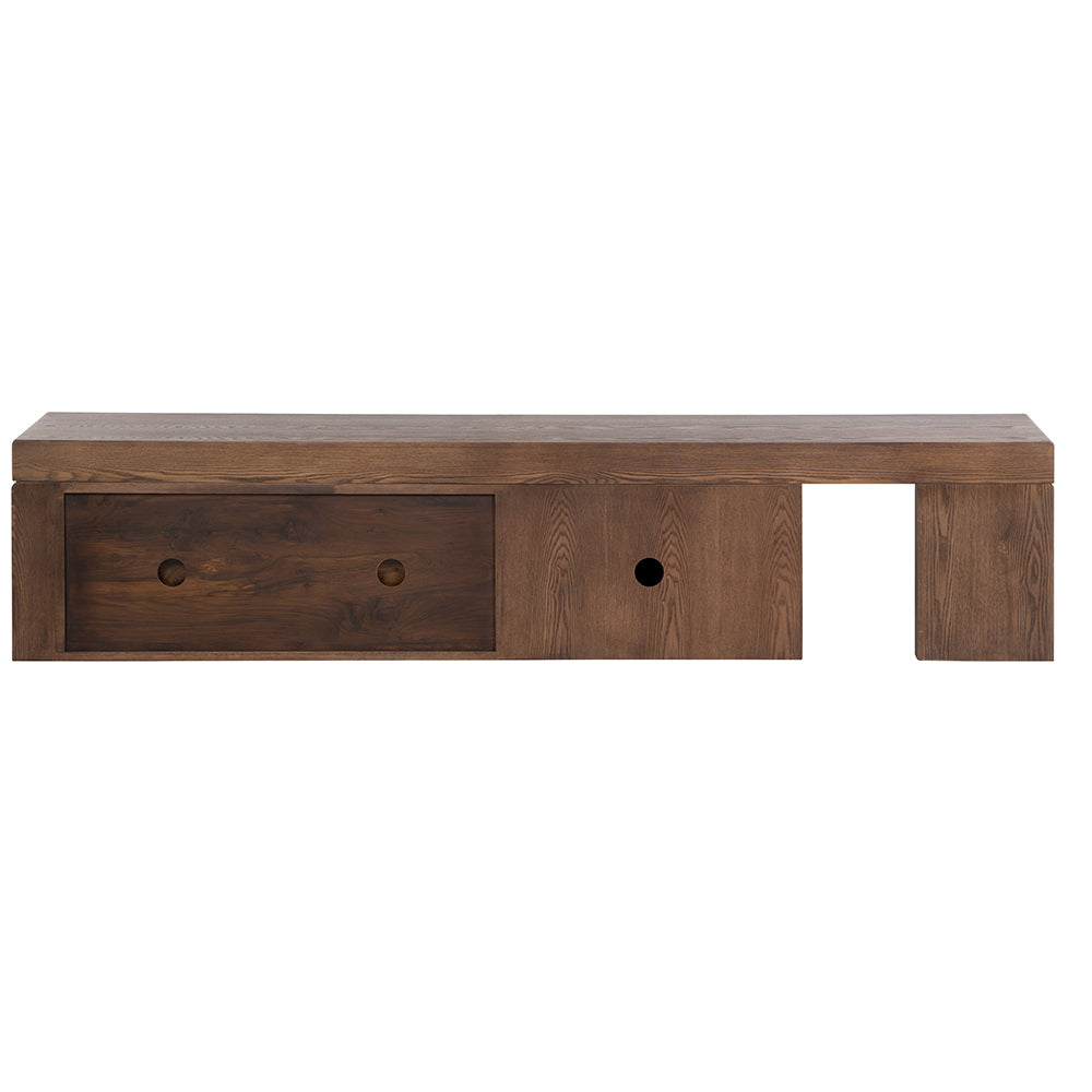 Ruvo Extendable TV Entertainment Unit - Walnut