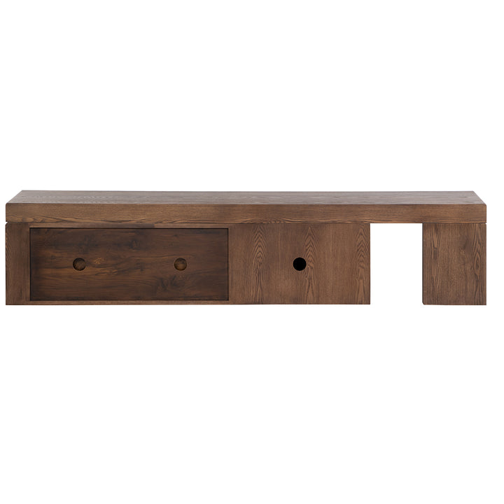 Ruvo Extendable TV Entertainment Unit - Walnut