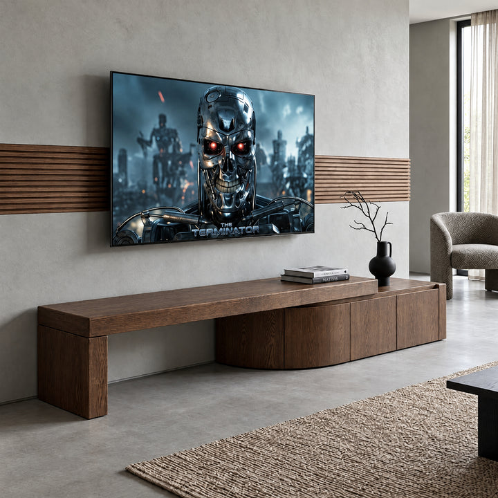 Ruvo Extendable TV Entertainment Unit - Walnut