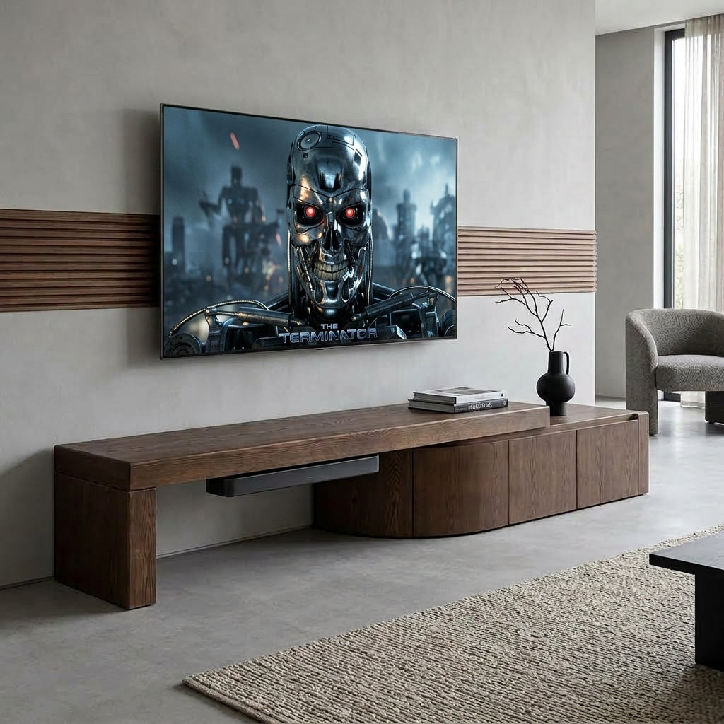 Ruvo Extendable TV Entertainment Unit - Walnut