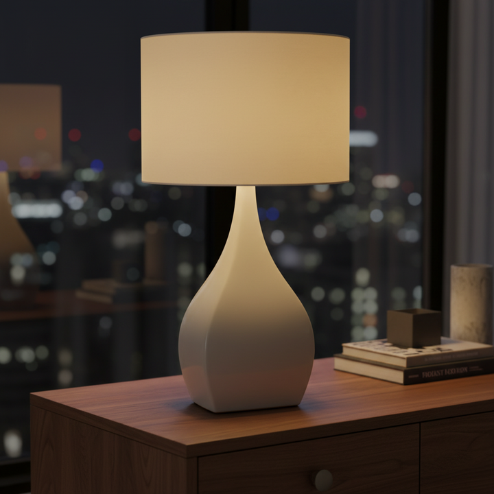 Sabrina Table Lamp - White