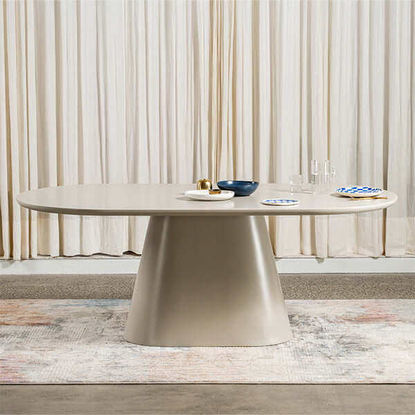 Sade Dining Table - Putty