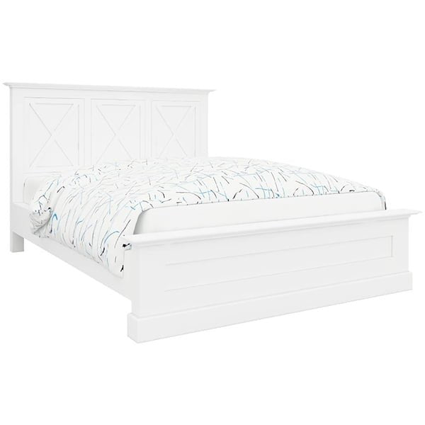 Flempton Acacia Timber Bed - Queen