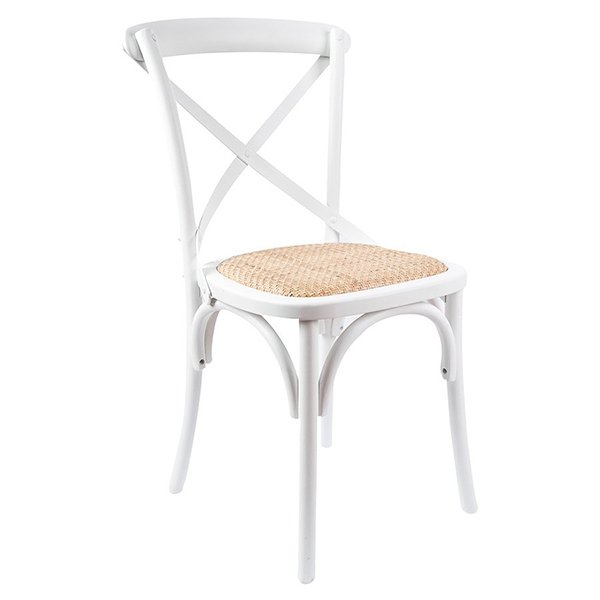 Cristo Cross Back Dining Chair (Set of 2) – White