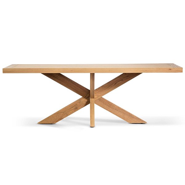 Salvatore 2.2m Wooden Dining Table - Distress Natural