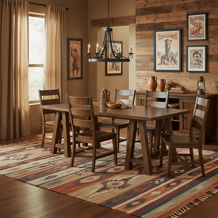 Santa Fe 220cm Solid Timber Dining Table