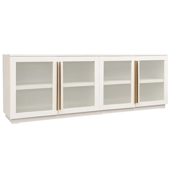 Santiago Oak Buffet - White