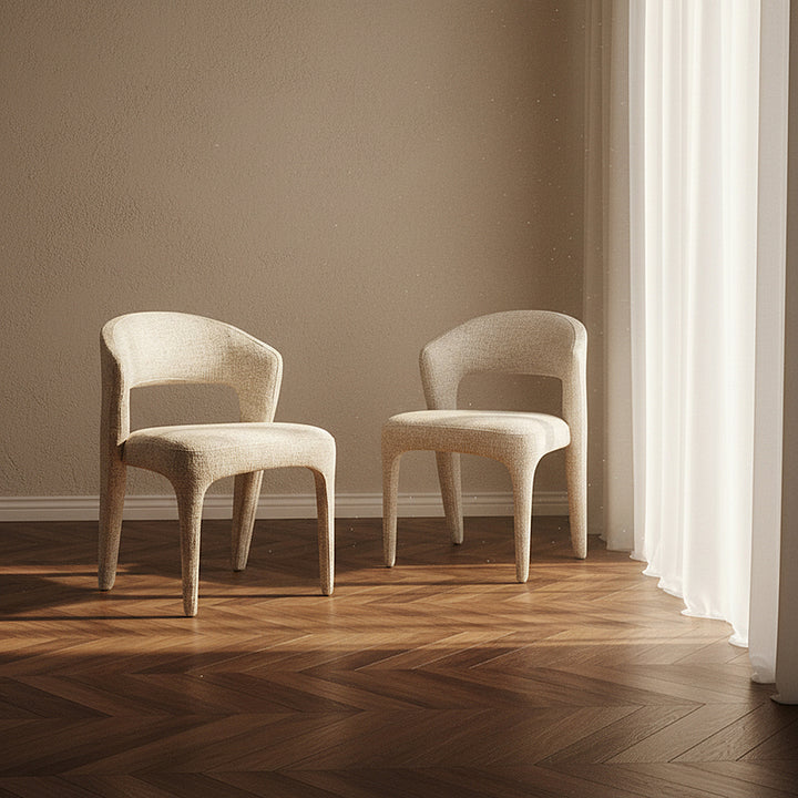 Saverio Set of 2 Dining Chair - Wheat