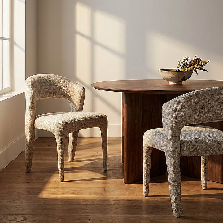 Saverio Set of 2 Dining Chair - Wheat