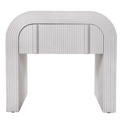 Savero Bedside Table - White