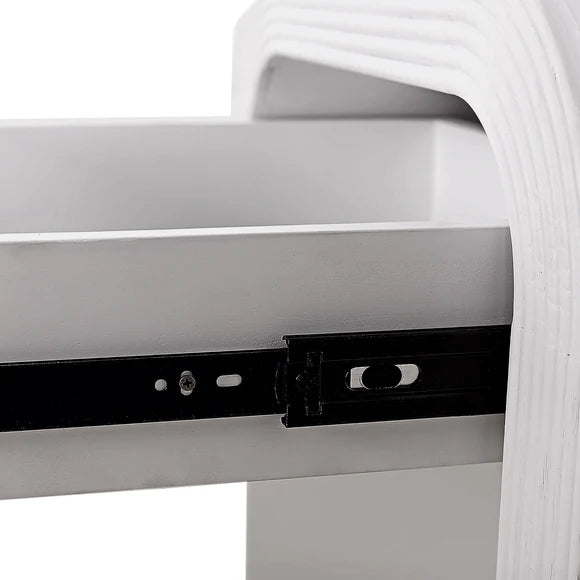 Savero Bedside Table - White