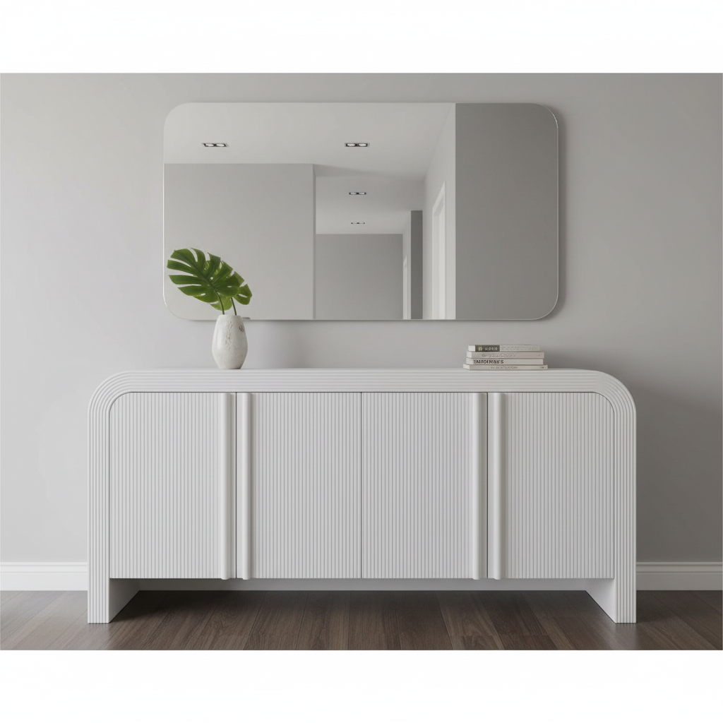 Savero Buffet - White