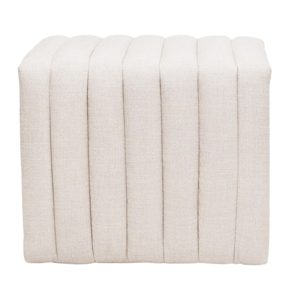 Savoy Stool - Natural Linen