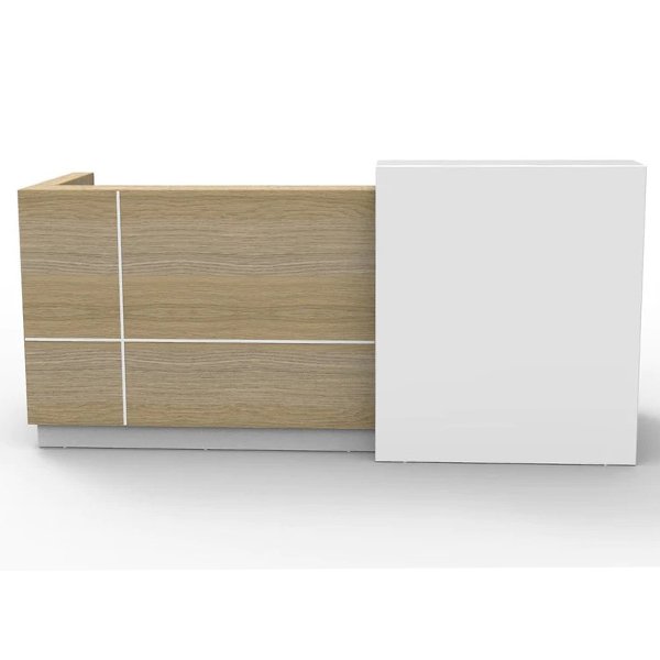 Sempre Reception Counter - White