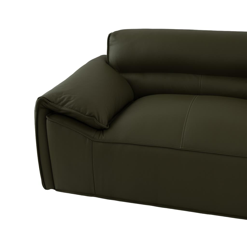 Senna 2 Seater Sofa - Olive Full Leather