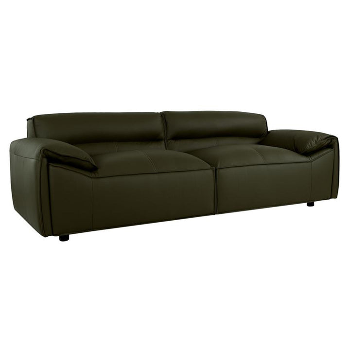 Senna 3 Seater Sofa - Olive Full Leather