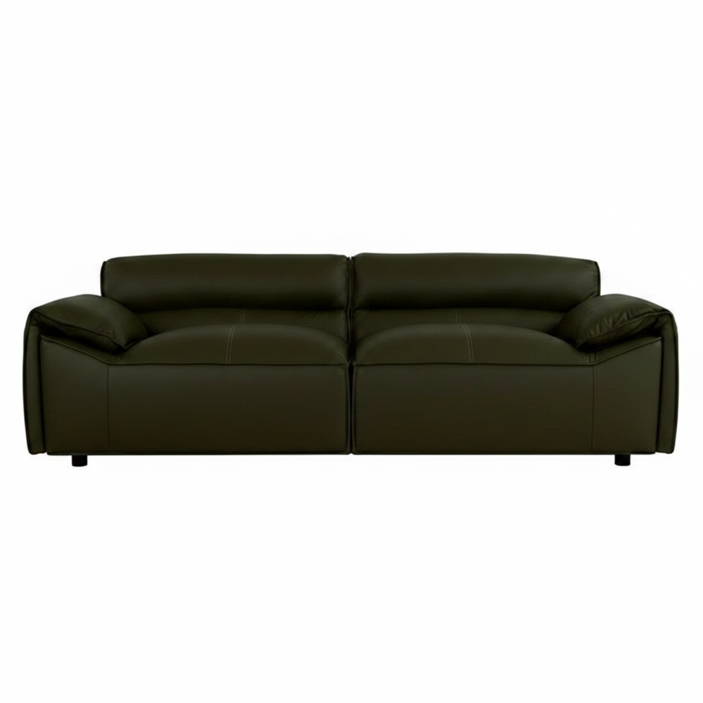 Senna 3 Seater Sofa - Olive Full Leather
