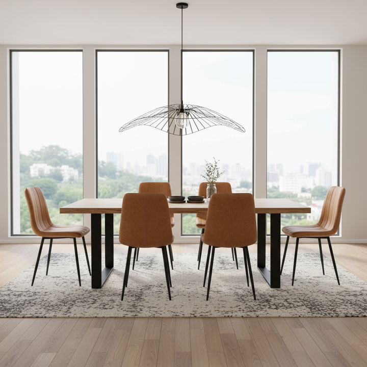 Set of 2 - Sarmiento ECO Leather Dining Chair