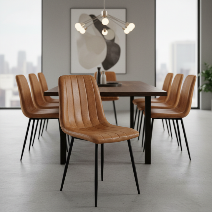 Set of 2 - Sarmiento ECO Leather Dining Chair
