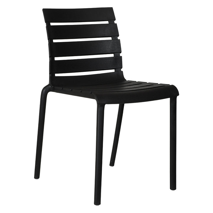 Shayol Outdoor Dining Chair - Black