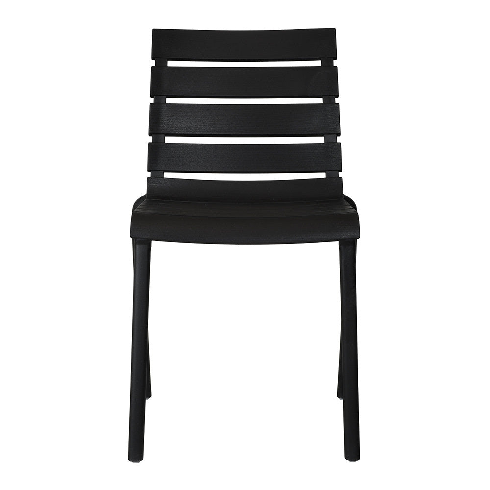 Shayol Outdoor Dining Chair - Black