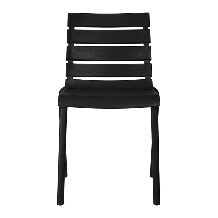 Shayol Outdoor Dining Chair - Black