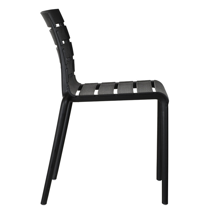 Shayol Outdoor Dining Chair - Black