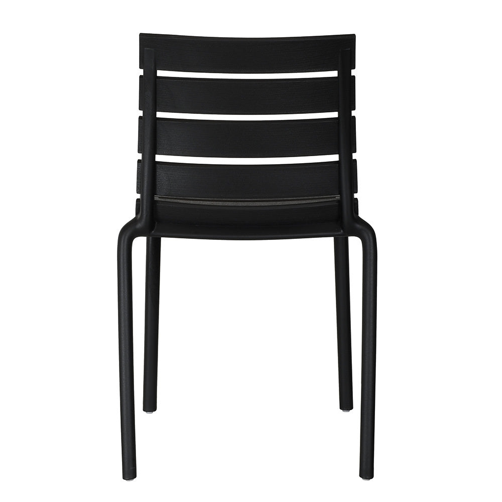 Shayol Outdoor Dining Chair - Black
