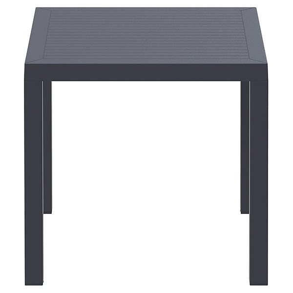 Siesta Ares Indoor Outdoor Square Dining Table 80cm - Anthracite