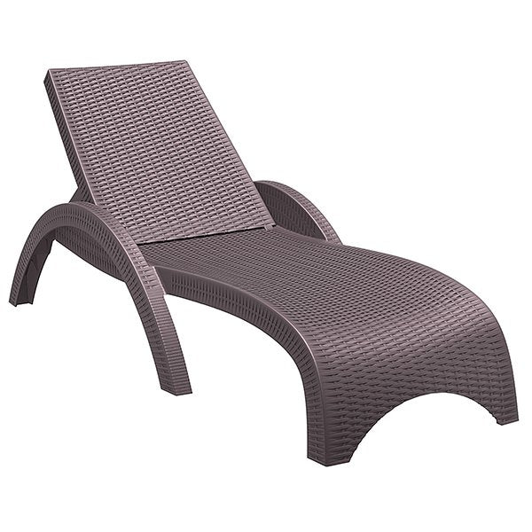 Resin Rattan Fiji Sun Lounger 3 Piece Package with Tequila Side Table