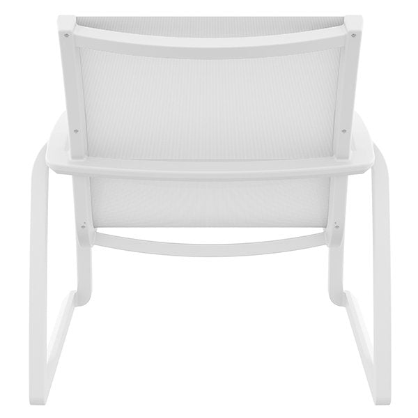 Siesta Pacific Commercial Grade Indoor Outdoor Lounge Armchair - White
