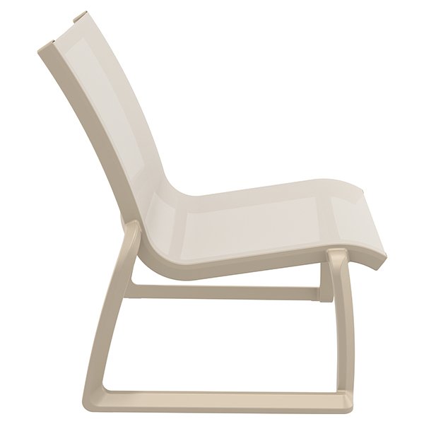 Siesta Pacific Commercial Grade Indoor Outdoor Lounge Chair - Taupe