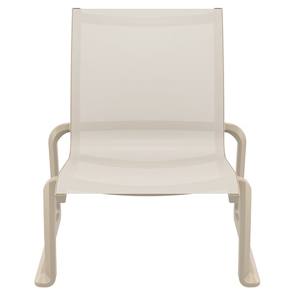 Siesta Pacific Commercial Grade Indoor Outdoor Lounge Chair - Taupe