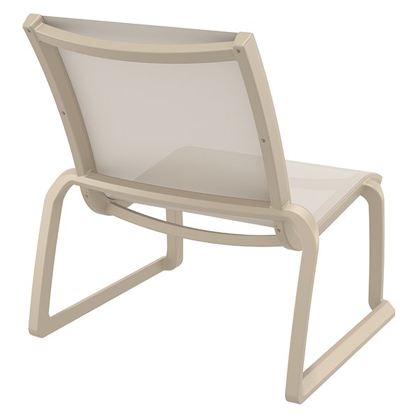 Siesta Pacific Commercial Grade Indoor Outdoor Lounge Chair - Taupe