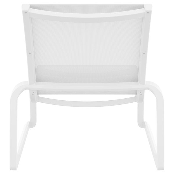 Siesta Pacific Commercial Grade Indoor Outdoor Lounge Chair - White