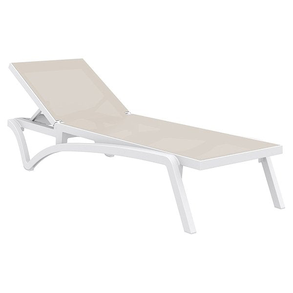 2 Piece Package Siesta Pacific Sun Lounger and Ocean Side Table