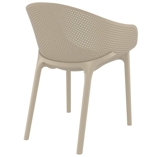 Siesta Sky Indoor Outdoor Dining Chair - Taupe