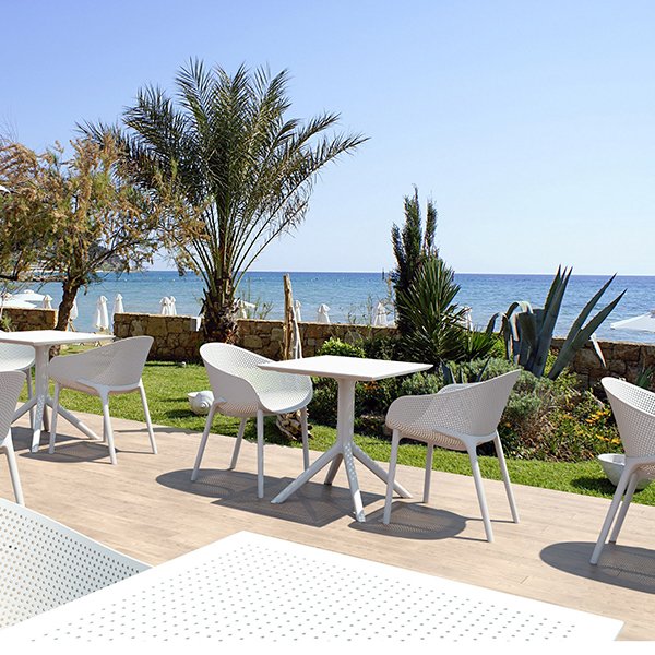 Siesta Sky Indoor Outdoor Dining Chair - White