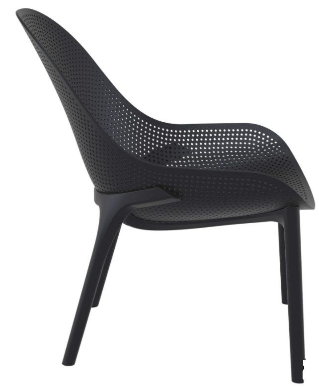 Siesta Sky Indoor Outdoor Lounge Chair - Black